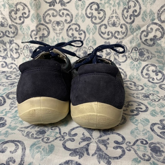 Padders Harp Womens UK8/US10 Blue Suede Lace Up Comfort shoe - Picture 6 of 9